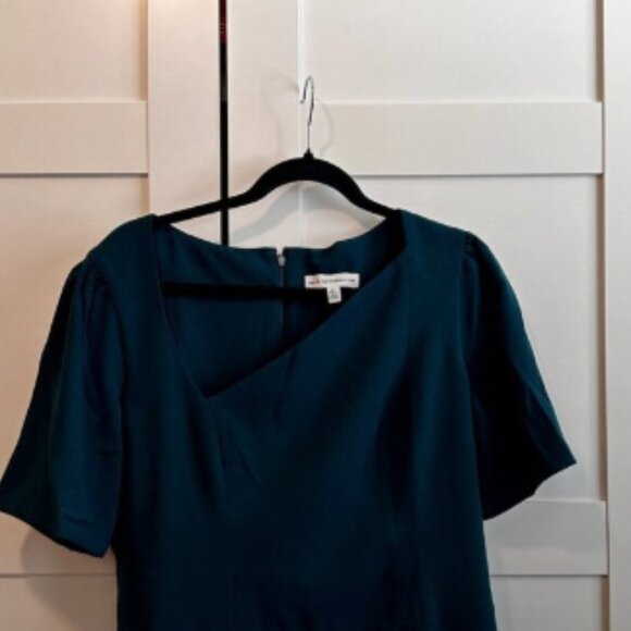 NEW Dress the Population 'Ruth' Bodycon Midi Dress in Pine Green- Size XL - Picture 3 of 6